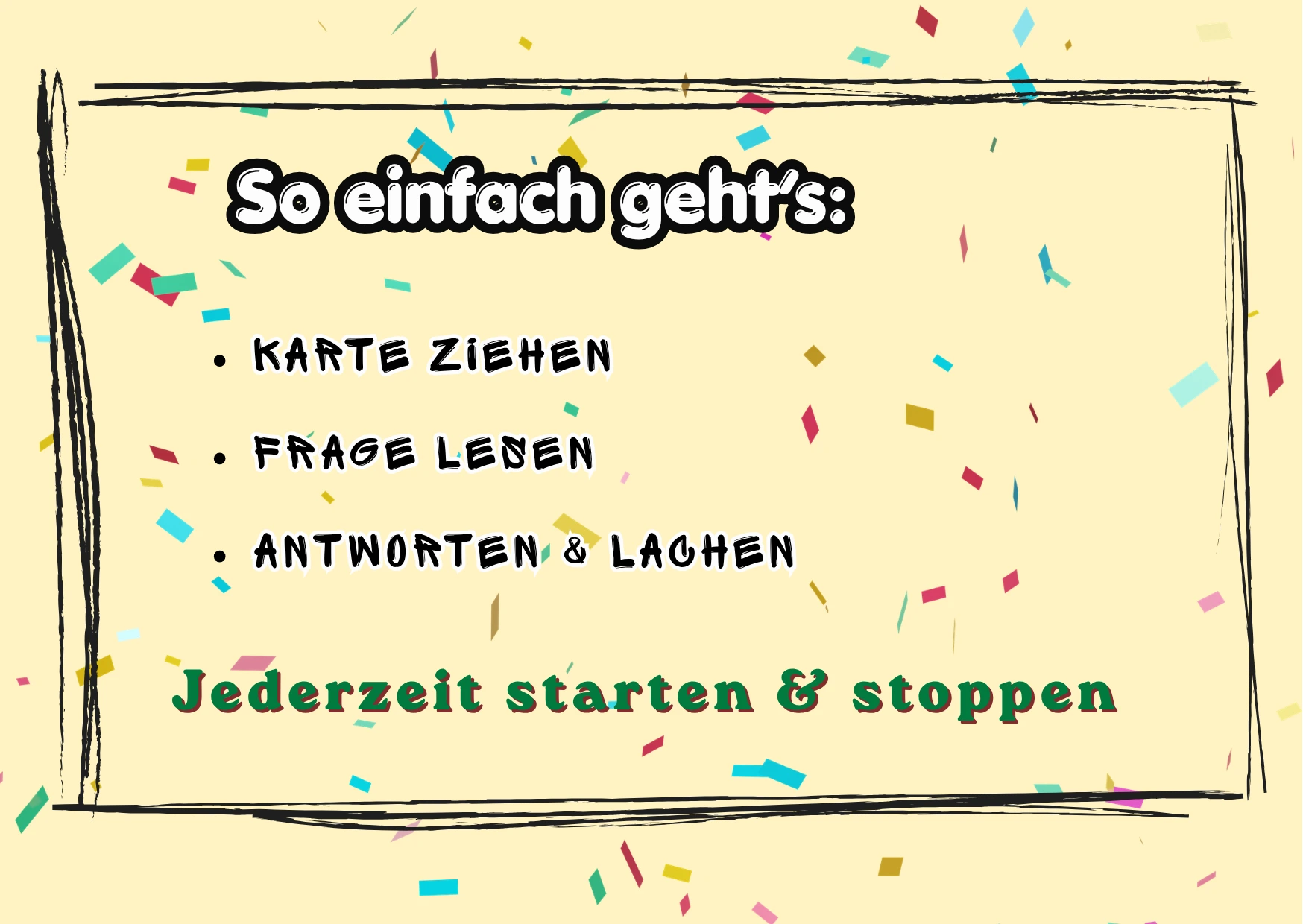 Spiel für Familie