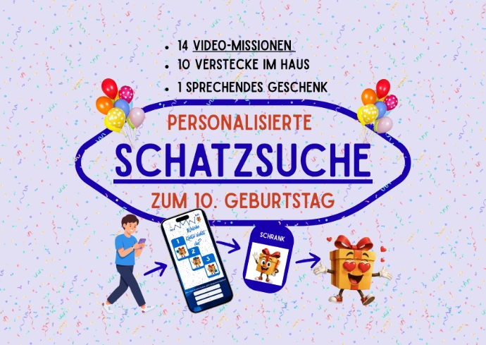 Schatzsuche 10 Jahre